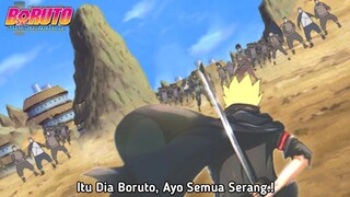 Boruto Diserbu Ribuan Shinobi Setelah Kembali ke Desa Konohagakure-Jutsu Pemusnah Massal Anak Hokage