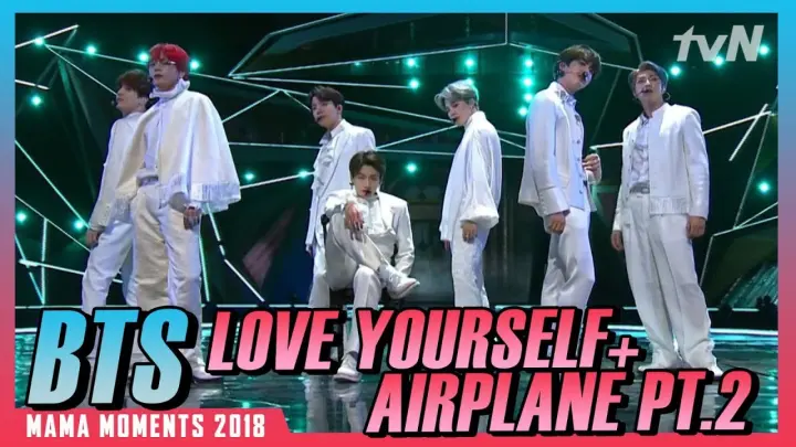 ★BTS★ Love Yourself + Airplane Pt 2 Performance | MAMA Moments 2018 [#tvNDigital]