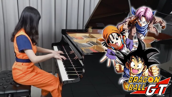 Dragon Ball GT「DAN DAN Kokoro Hikareteku」Slow Version | Ru's Piano Cover