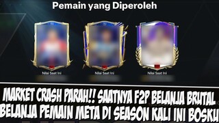 MARKET CRASH PARAH!! SAATNYA F2P BELANJA BRUTAL PEMAIN META SEBELUM EVENT HEROES EA SPORTS FC MOBILE