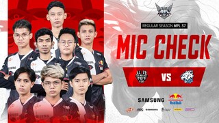 MIC CHECK ALTER EGO VS EVOS | MPL S7 WEEK 4 | SUB ENG*