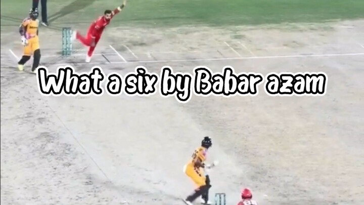 Babar Azam Six classical shot 😀