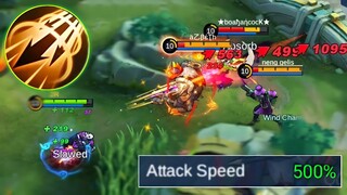 Moskov Inspire 500% attack speed Be Like: