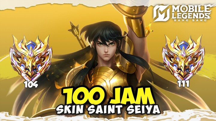 100 Jam Mobile Legends tapi Skin Saint Seiya Only