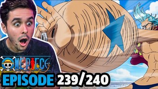 "FRANKY'S HAD ENOUGH" One Piece Ep. 239,240 Live Reaction!