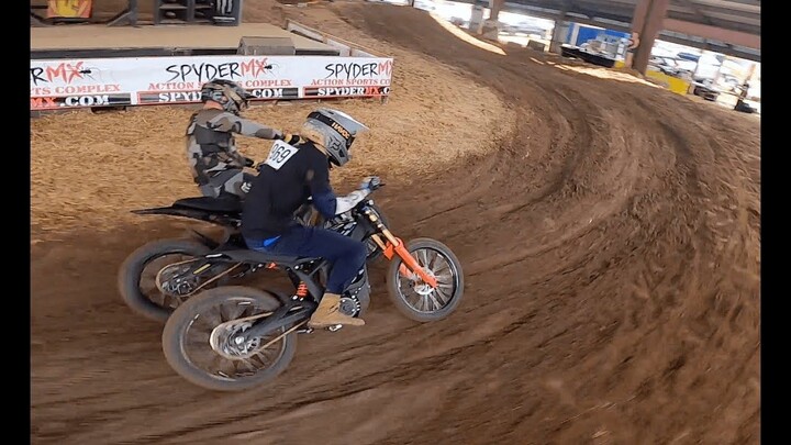 Racing The New Talaria Sting E-Bike and WINNING!