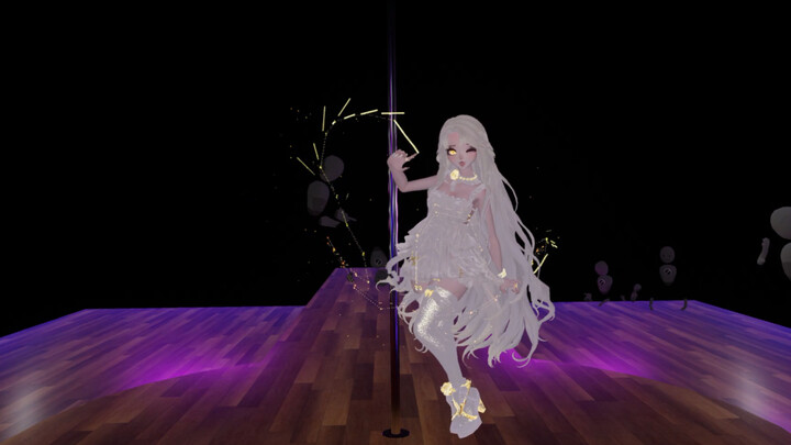 Full-body tracking of real-life pole dancing - Messy girl