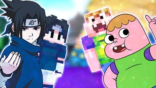 CLARÊNCIO e SASUKE no MINECRAFT