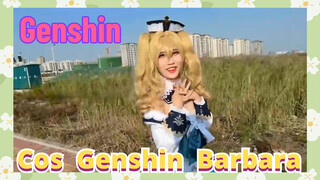 [Genshin,  COSPLAY]Cos  Genshin  Barbara