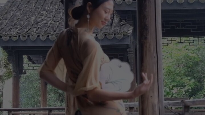 Blue bricks and tile paint | Wu dialect "Sheng Sheng Man" | Ancient painting color cheongsam return