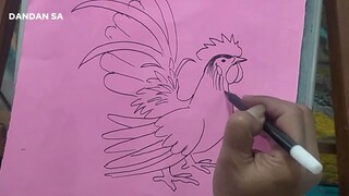 BELAJAR BIKIN SKETSA GAMBAR AYAM KATE UNTUK PEMULA PASTI BISA