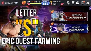 KOF Allstar: Letter "S" Epic Quest Farming