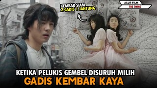 Ketika Pelukis GEMBEL Disuruh Memilih Gadis Kembar KAYA- Alur Film The Twin (2019)