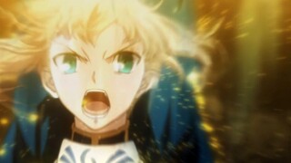 4K60 FPS Fate/Zero King Saber [Pedang Sumpah Kemenangan] EX-calibur tantangan kualitas gambar ekstri