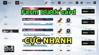 [PGR] Tip farm Black Card phần nhiệm vụ War Zone CỰC NHANH chỉ trong 10 phút