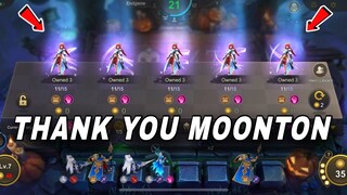 Thank You MOONTON For 3 Star GUINEVERE 🌟🌟🌟