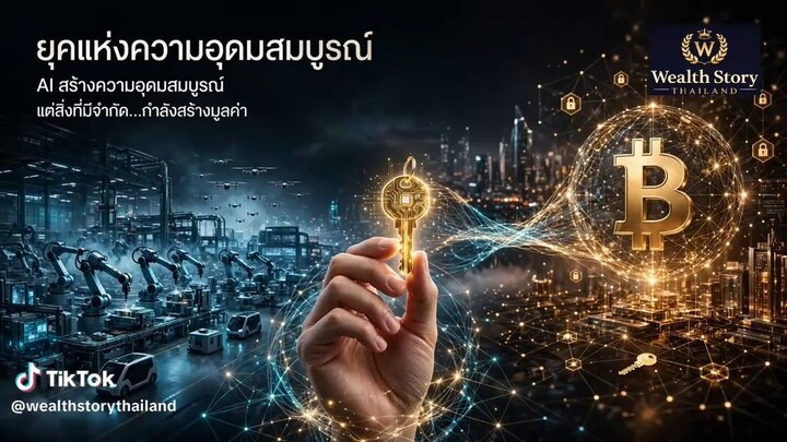 “เมื่อ AI สร้างความอุดมสมบูรณ์… Bitcoin กำลังสร้างความขาดแคลนที่มีค่า”