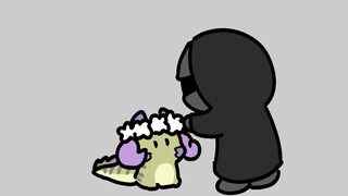 Ai Ai Crocodile wants to give the doctor a flower