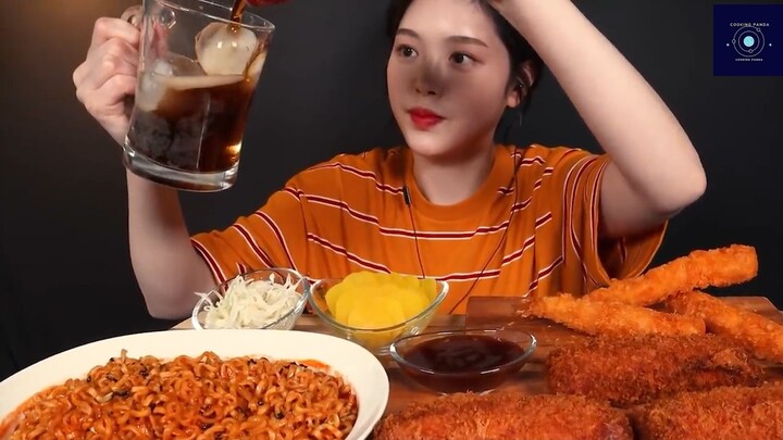 cô gái ăn uống 259 #cookingpanda