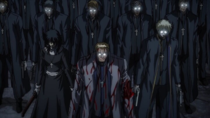 [HELLSING][AMV] นักบุญถือพระคัมภีร์ของพวกเขาเดินเข้าไปในวิหาร Devil's Dome หนึ่งในนั้นกลั้นหายใจและเ