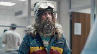 Snickers silly ad: When your future self travels back in time to find you...