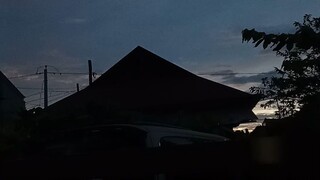 sun goes down