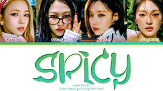 【aespa】Spicy歌词版！气泡音好听麻！