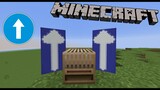How to make an Arrow banner in Minecraft! (New Loom!)