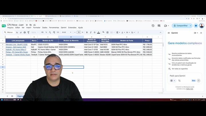 Como Usar o Gemini Direto no Google Sheets. Adeus Fórmulas!