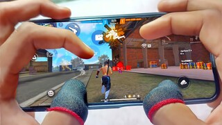 REALME NARZO 20 PRO FREE FIRE GAMEPLAY TEST 4 FINGER CLAW HANDCAM M1887 ONETAP HEADSHOT 90HZ DISPLAY