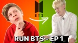 REACTION to BTS - First Ever RUN BTS Episode | NeoKai Reacts (#방탄소년단)