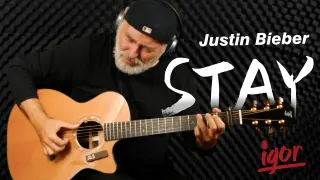 [Music]Russian uncle's guitar performance of <Stay>