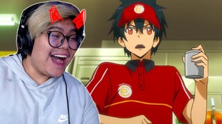 REAL DEVIL REACTS TO THE DEVIL IS A PART-TIMER ( Season 1 Episode 1-3)