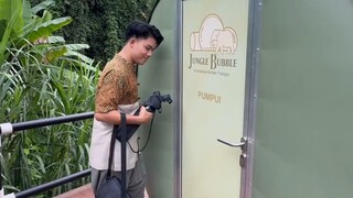泰国的丛林泡泡屋，躺床上睁开眼就能看到大象，心动了
