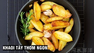 Khoai Tây Xào Bơ Thơm Ngon| ASMR Cooking | Mắt To Mắt Nhỏ