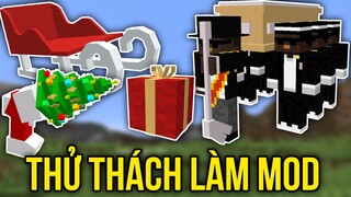 Anh da đen Khiêng hòm, Hộp quà Troll và Mũi khoan Giáng sinh | Thử thách Làm mod Minecraft