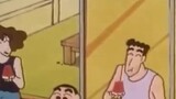 [Kehidupan sehari-hari keluarga Nohara] Keluarga Nohara bermain memotong semangka