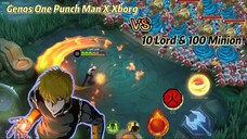 Siapa Yang Menang ? Genos OPM Vs 10 Lord & 100 Minon, Eksperimen Mobile Legends !