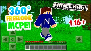 360° FreeLook For MCPE 1.16+ | FreeLook+ Mod For Minecraft PE | 2021