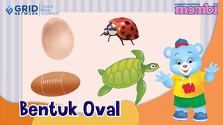 Belajar dan Mengenal Bentuk Oval