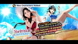 ตู้ซัมเมอร์ลูเคียและป้าเร็ตสึ : Bleach Brave Souls : Swimsuit Summons SummerTime
