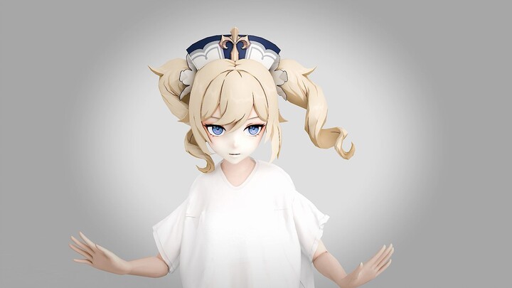 Genshin Impact Barbara [MMD Animation] Nỗi buồn của tôi được tạo nên từ nước
