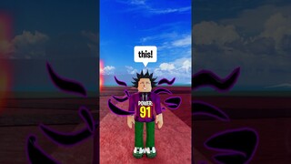 WHOEVER HAS LESS THAN 100 POWER LEVEL WILL BE BAN IN BLOX FRUITS! 🗡️ #shorts