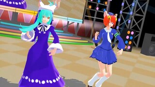 【mmd di gi chart】リンナ・キャラット＆ミ・ケ・キャラットでmagnet
