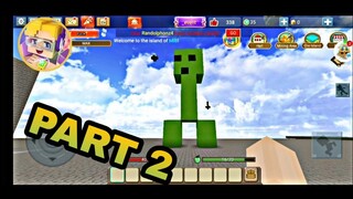 #BGTube Prize PART 2 Creeper Dancing In Sky Block BlockMan Go:Blocky Mods #Creativity