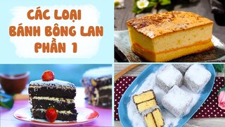 Các Loại BÁNH BÔNG LAN Ngon Đỉnh Của Chóp - Phần 1