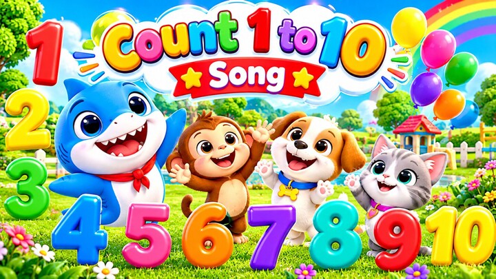 Count 1 To 10 Song Kids | Nursery Rhymes
