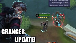 GRANGER UPDATE BEFORE HIS RELEASE