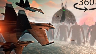 ภาพยนตร์ 360° - เสียงดังก้องในชีวิตจริง! เราจะรอดไหม โจมตีไททัน VR