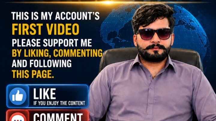 This is the first video of my account, please follow it, like it, comment and like it as much as pos